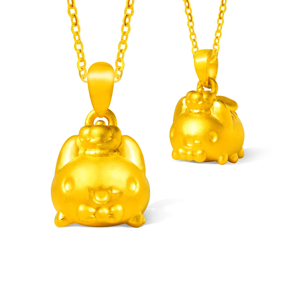 【2sweet 甜蜜約定】黃金墜子 貓貓蟲咖波聯名系列 國王咖波(金重:0.60錢/+-0.03錢)