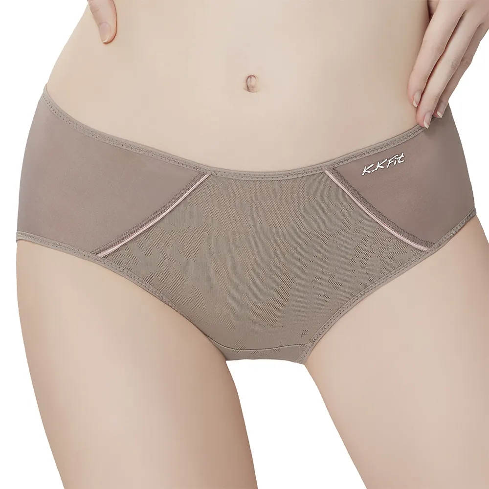 【Swear 思薇爾】森活律動系列M-3XL中腰三角女內褲(沙漠棕)
