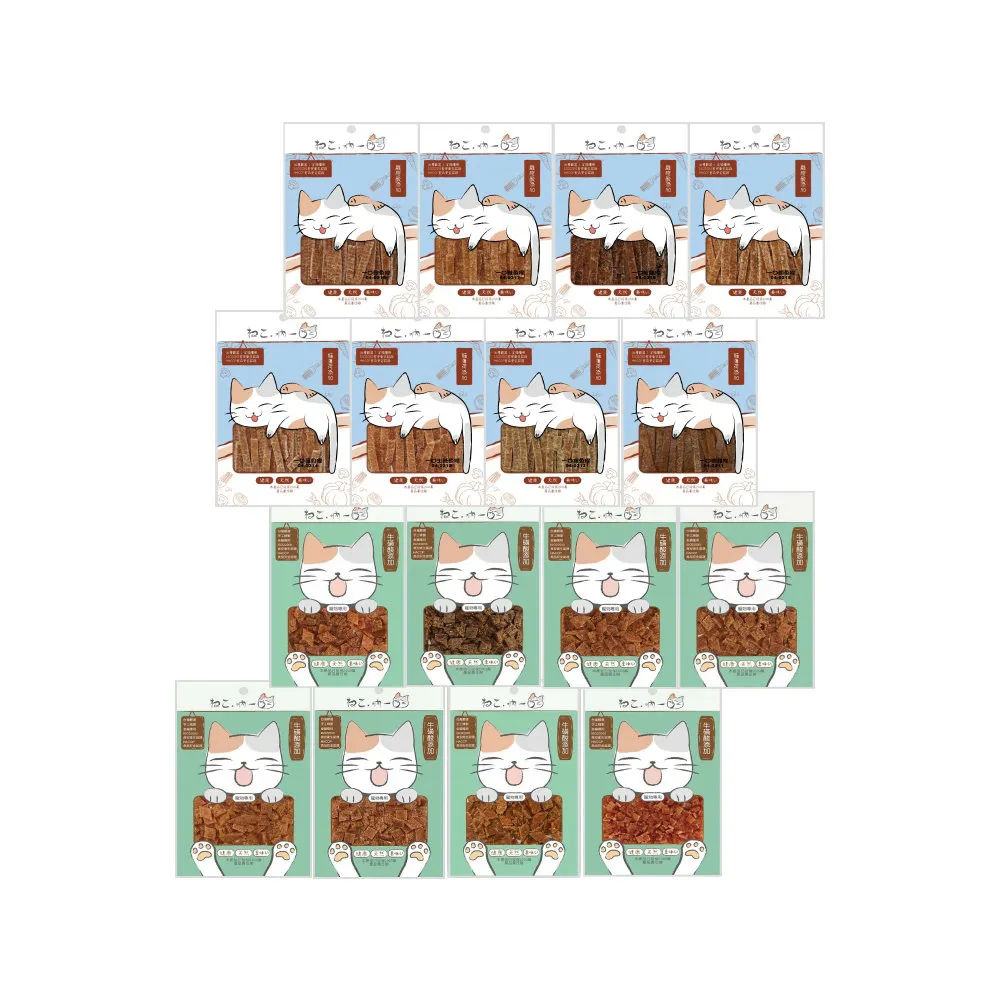 【Neko 吶一口】貓機能零食 25g-40g*12包組(貓零食/貓肉乾)