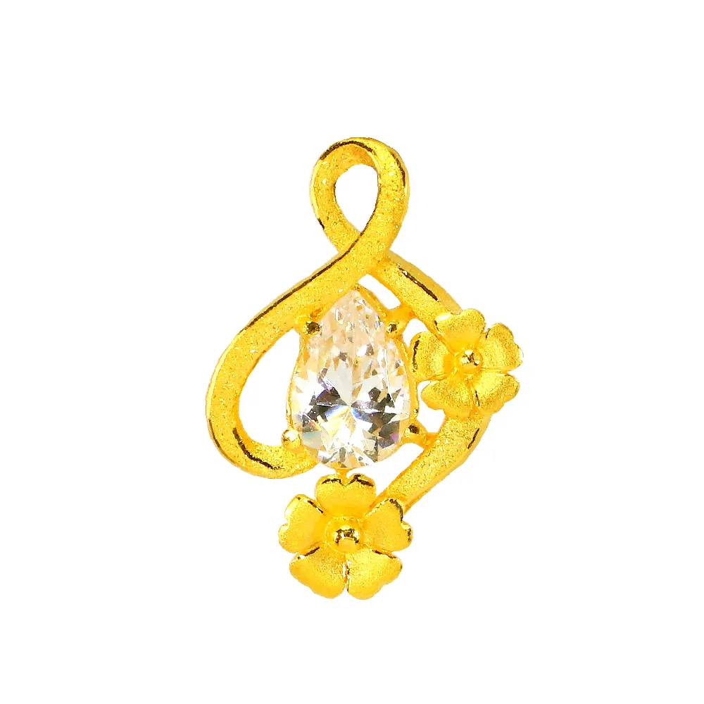 【2sweet 甜蜜約定】甜蜜約定母親節時尚媽咪純金墜飾-約重0.72錢(純金金飾 母親節 送禮)