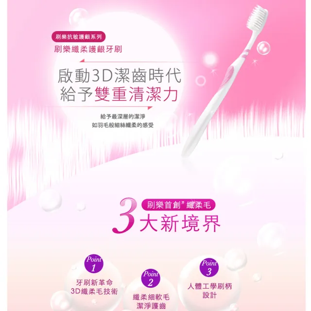 【刷樂】纖柔護齦牙刷 24入(標準刷頭/牙齦護理)