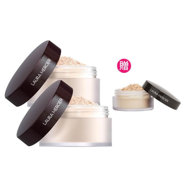 【LAURA MERCIER 蘿拉蜜思】煥顏透明蜜粉29g囤貨組-共2入(冠軍蜜粉/定妝散粉)