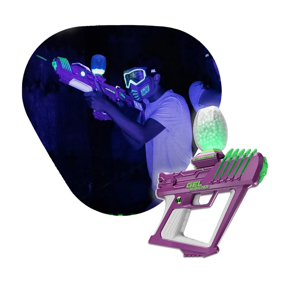 美國Gel Blaster】StarFire 夜光凝膠彈玩具槍/ 電動連發水彈玩具槍(含5