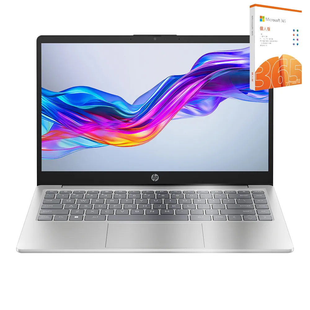 【HP 惠普】M365★14吋Core 7-150U輕薄效能筆電(Laptop 14-ep1197TU/16G/1TB SSD/W11/星河銀)