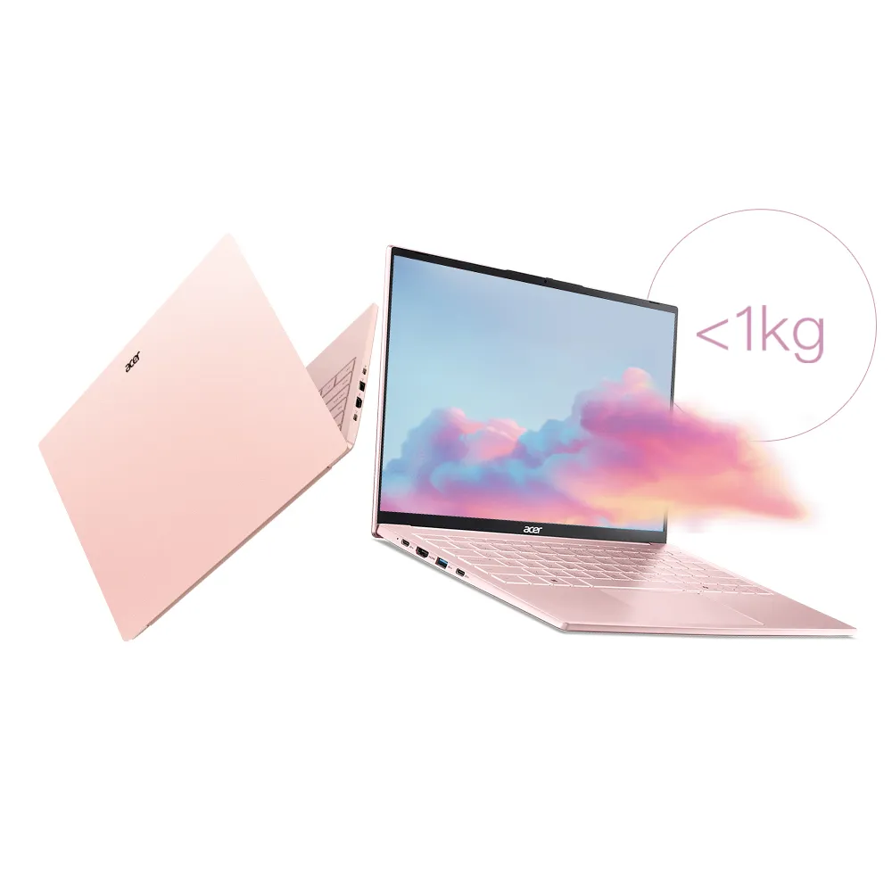 【Acer 宏碁】14吋Ultra 5 999g極輕薄AI筆電-晨曦粉(Swift Lite/SFL14-54M-51ZA/Ultra5-115U/16G/512G/W11)