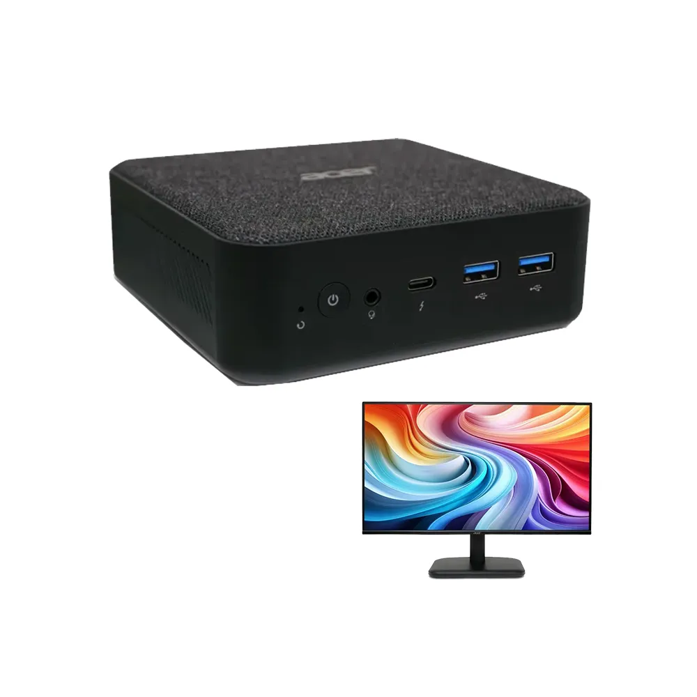 【Acer 宏碁】+24型螢幕★RB102 U5 8核迷你電腦(RB102/Ultra 5-115U/8G/512G SSD/W11)