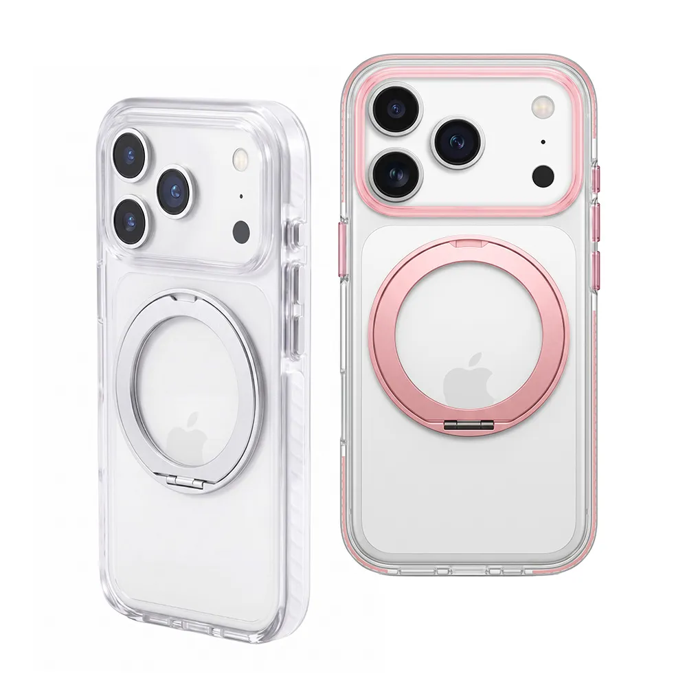 【General】iPhone 18 Pro/Pro Max 360°透凝磁吸支架手機保護殼