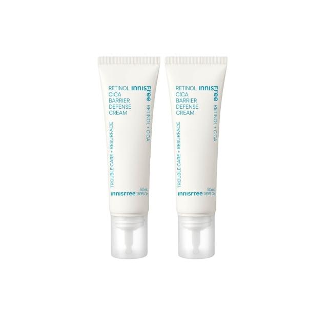 即期品【innisfree】A醇淨膚超修護霜 50ml(2入組/粉刺痘肌適用)