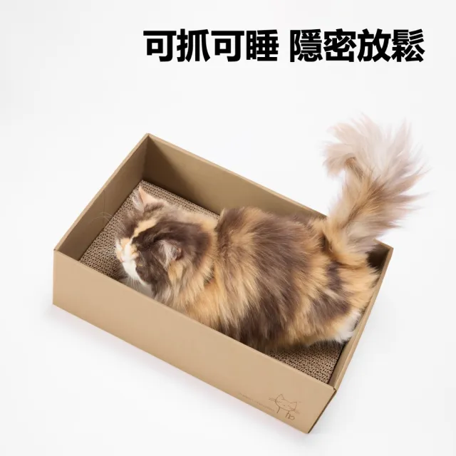 【maison choupette】貓野仙蹤 長盒貓窩+2組替換芯組合 耐抓不易掉屑