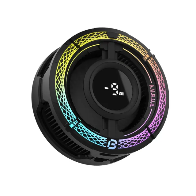 【Bteam】Aurus II 磁吸 夾式通用手機散熱器 (RGB燈效 手機降溫 過熱保護 冷凝 超強製冷 通用各品牌手機)