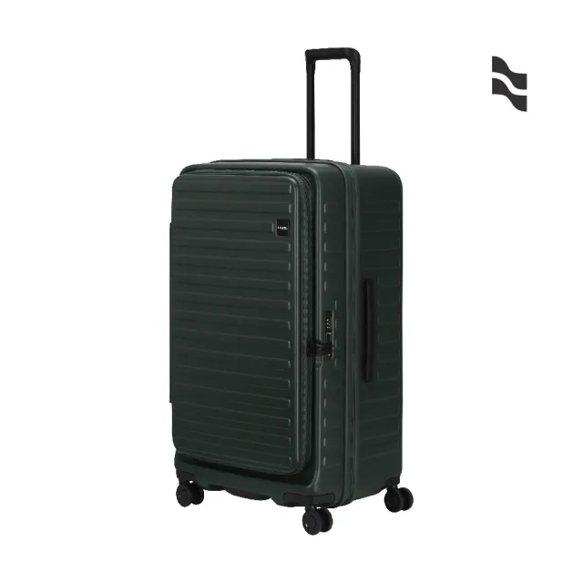 【LOJEL】CUBO FIT 29.5吋 前開式擴充拉鍊拉桿箱(行李箱 旅行箱 胖胖箱)