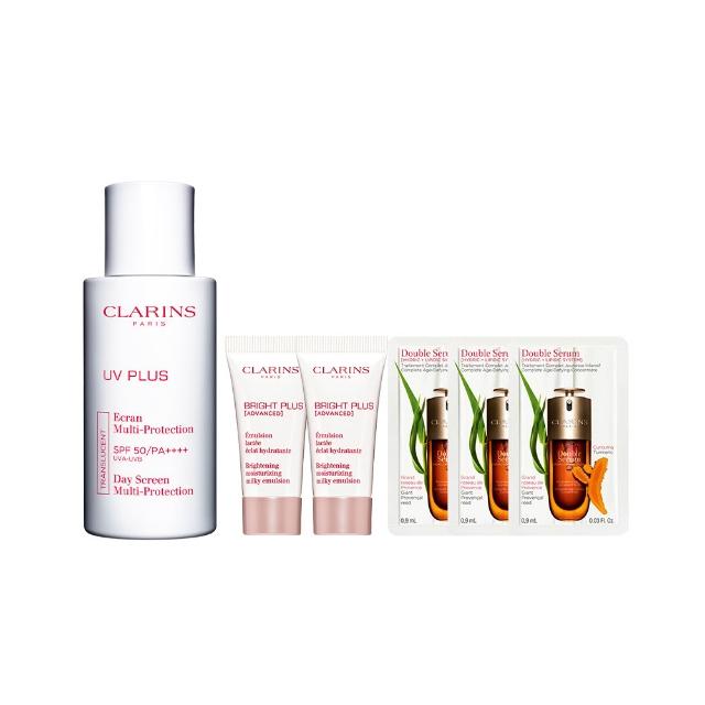 【CLARINS 克蘭詩】輕呼吸光感UV隔離露SPF50 PA++++50ml(防曬隔離 透明色/粉膚色)
