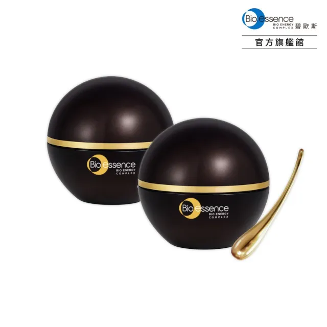 【Bio-essence 碧歐斯】眼霜 BIO金萃黑魚子抗皺賦活眼霜15g(2入組)