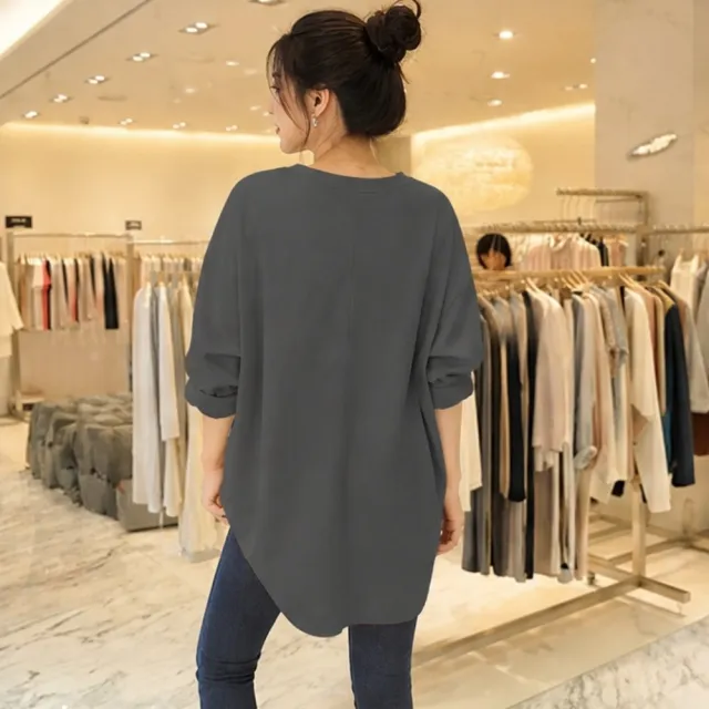【LANNI 藍尼】★簡筆貓咪印花長袖T恤(女裝/女上衣/休閒/百搭/日系/通勤)