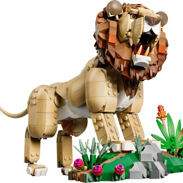 【LEGO 樂高】31386 野生動物：威風獅子 積木