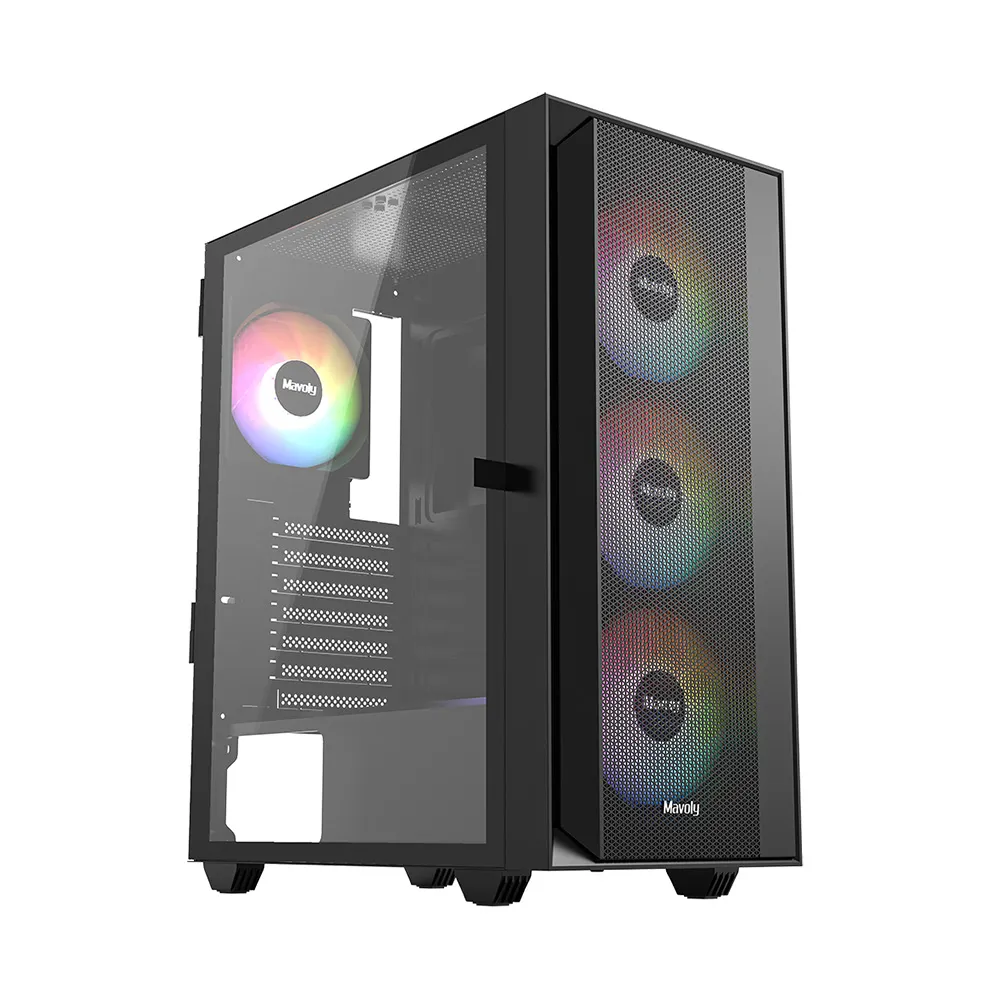 【技嘉平台】U5十核GeForce RTX5060{黑鏡4}電競電腦(U5 225/B860/32G D5/2TB_M.2)