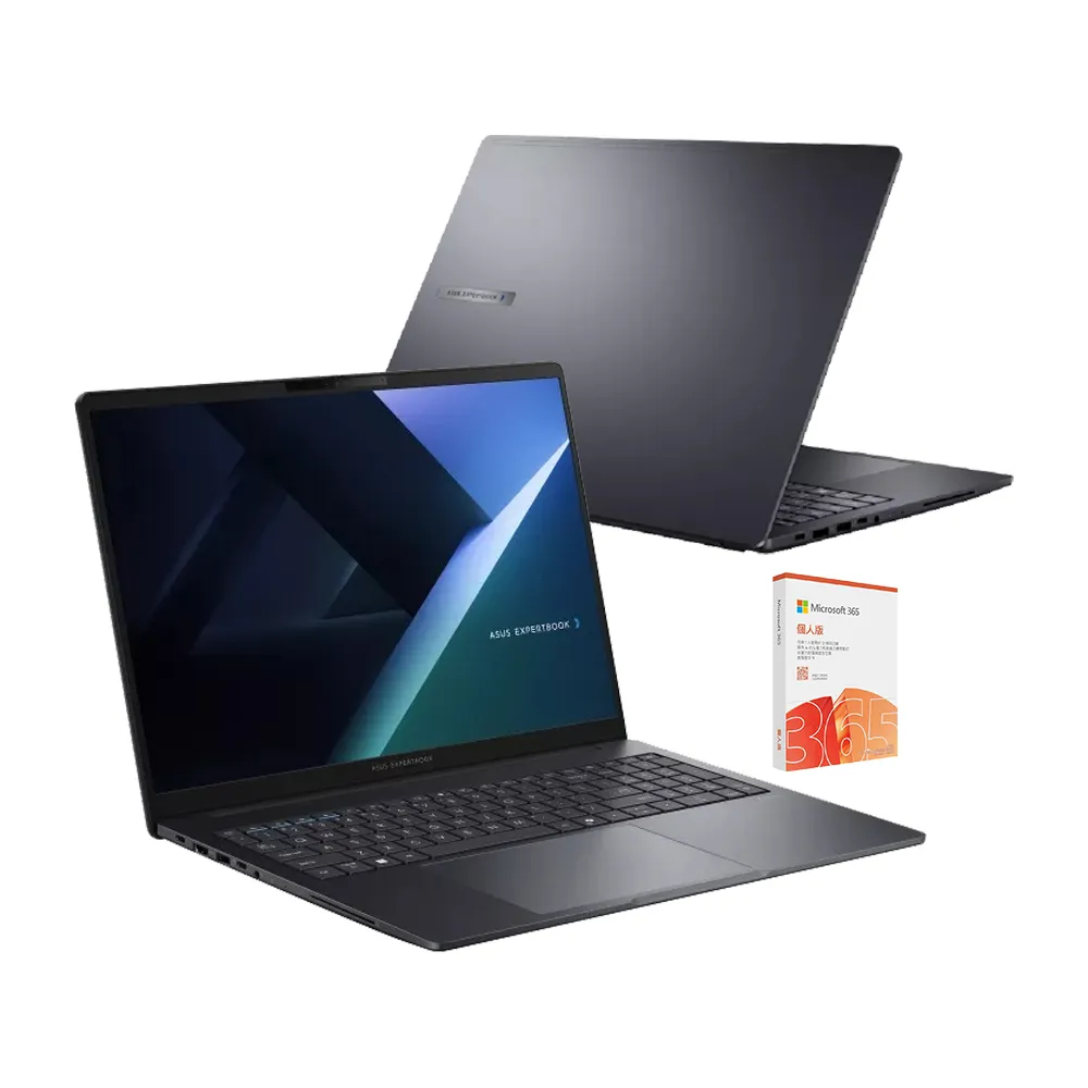 【ASUS 華碩】微軟M365組★16吋Ultra 7 AI商用筆電(B3608CCA-0051A155H/Ultra 7-155H/16G/512G SSD/W11P)