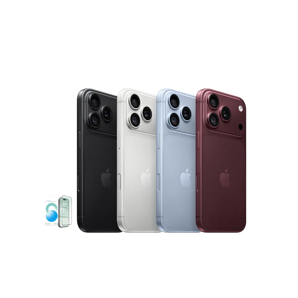 【Apple】iPhone 18 Pro(256G/6.3吋)(Simmpo抗藍光保貼+鏡頭保貼組)
