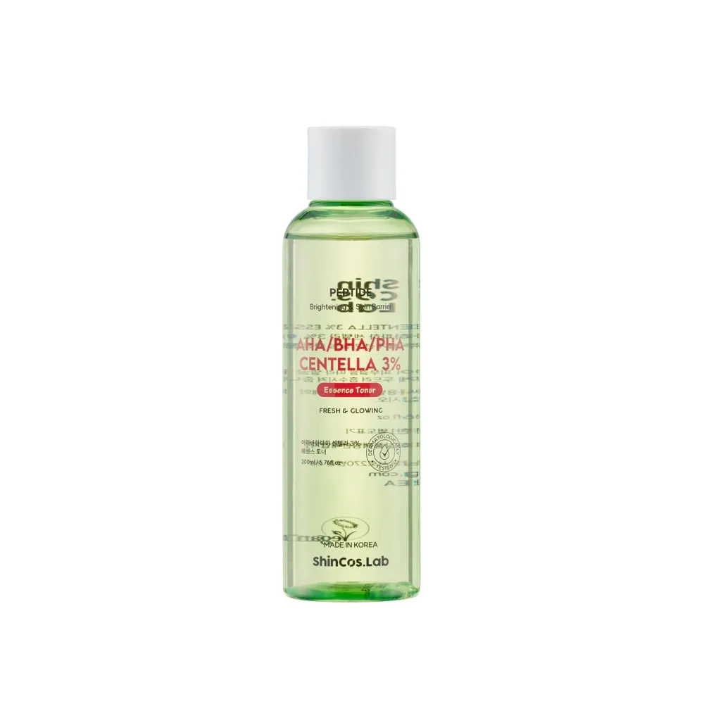 【ShinCos.Lab】韓國積雪草3%舒緩化妝水200ml(針對瑕疵泛紅肌設計)