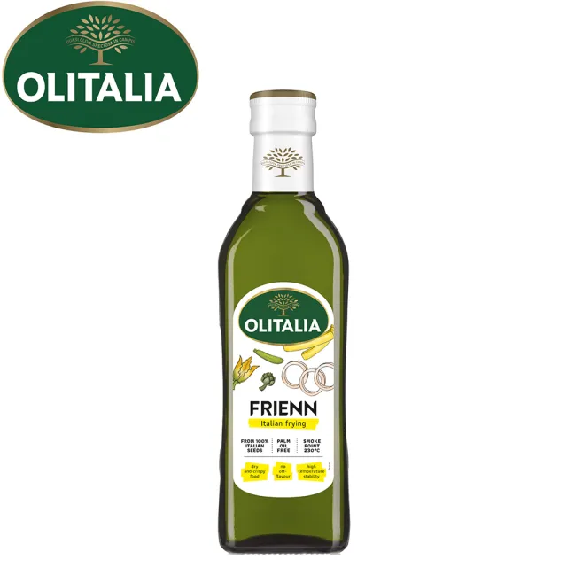 【Olitalia 奧利塔】純橄欖油禮盒組1000mlx6瓶(+贈葵花油500ml)高溫專用葵花油500mlx1瓶