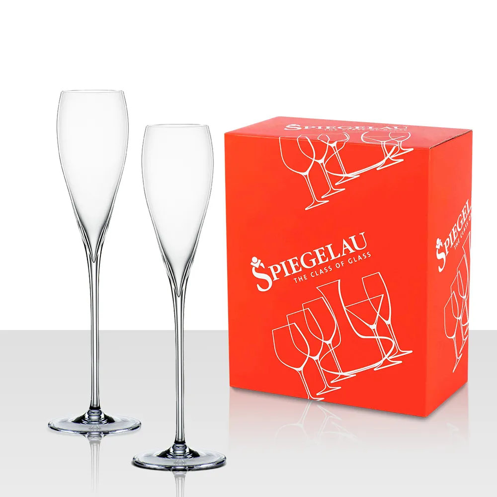 【Spiegelau】德國 Spiegelau Adina Prestige 氣泡杯 2入禮盒組/160ml (歐洲製 水晶杯 氣泡杯)