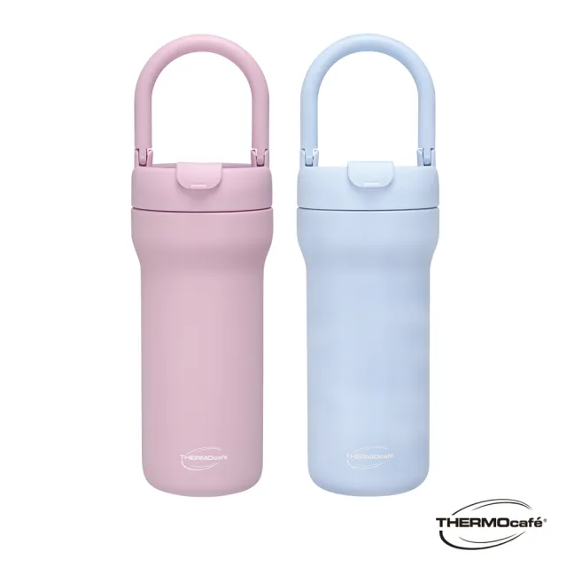 【THERMOcafe 凱菲】可提式寬口徑陶瓷塗層保溫瓶ml(TCHB-720S)