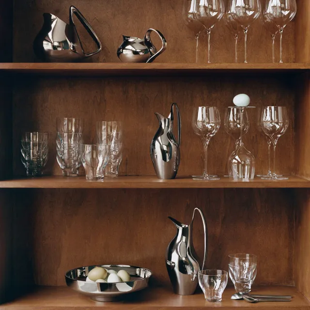 【Georg Jensen 喬治傑生】KOPPEL 水瓶 1.2L(鏡面拋光不鏽鋼)