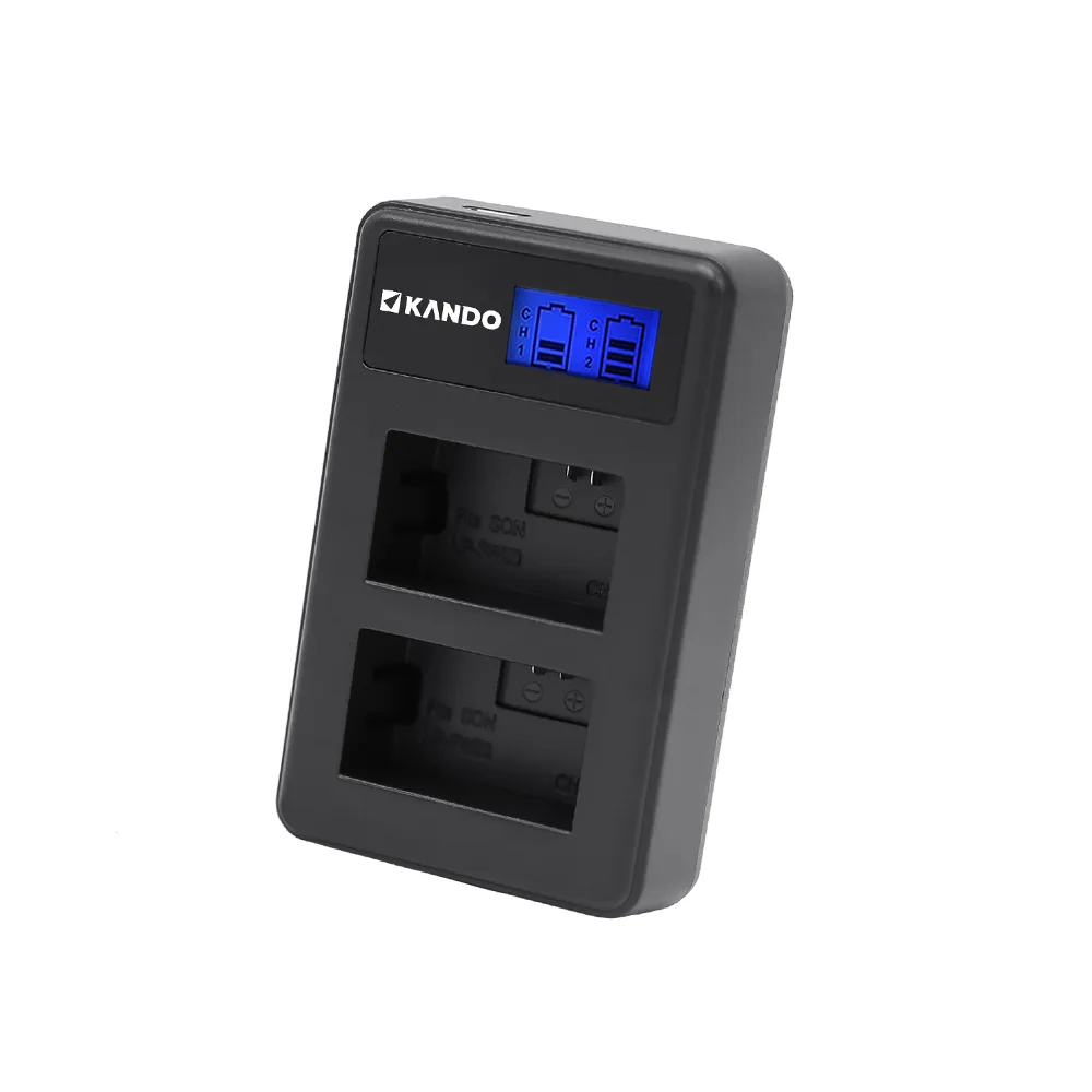 【Kamera 佳美能】液晶雙槽相機電池充電器 電池座 for Sony NP-FW50(適用NEX3 3N 5 5N 5R 7 C3 F3 A33 A55)