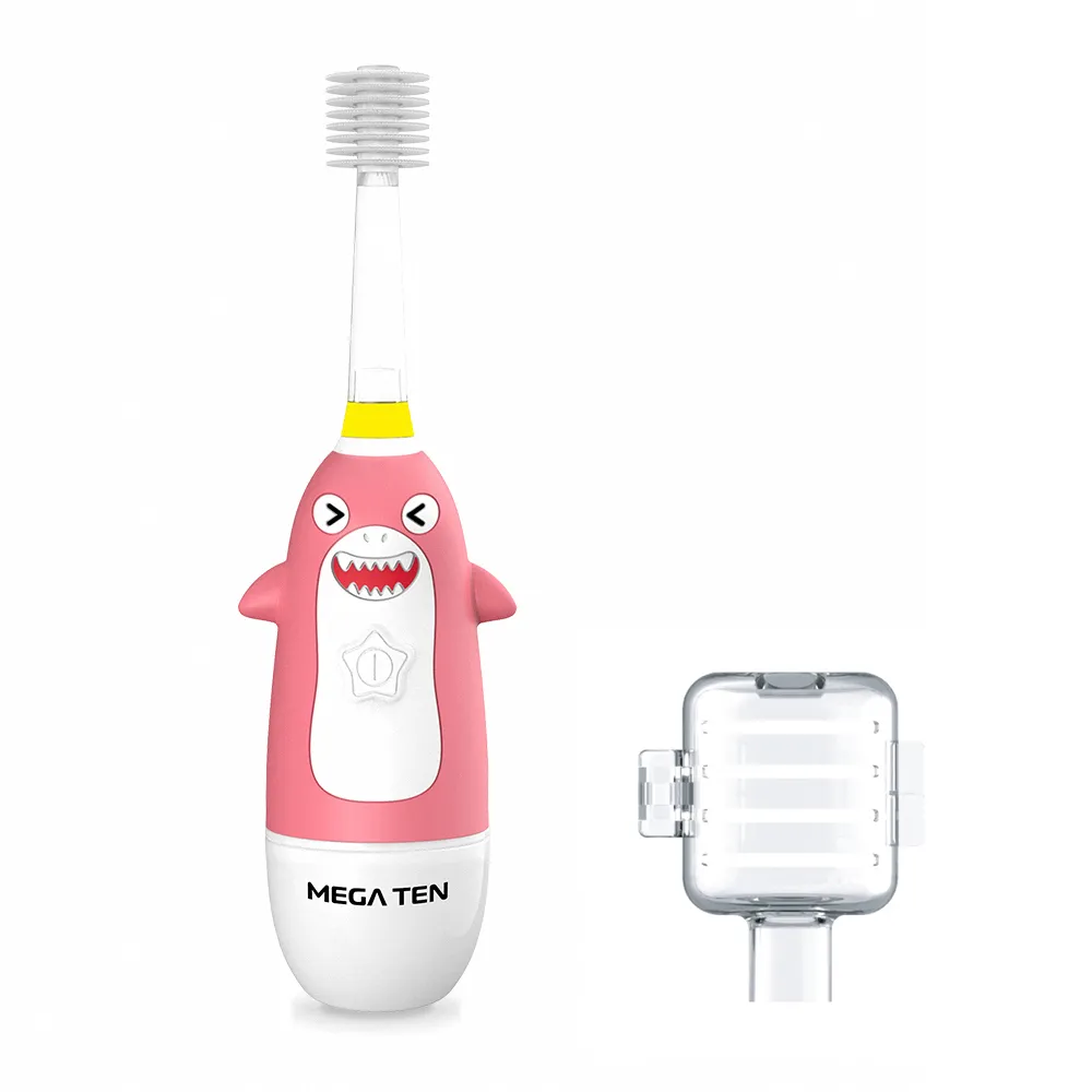 【Mega Ten】幼童電動牙刷+專用刷頭蓋 親子良品(多款可選)