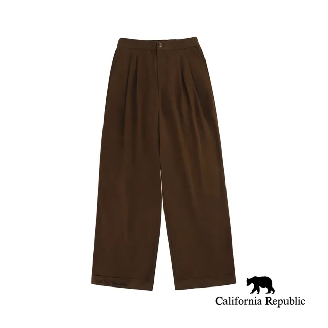 【California Republic】沙丘簡約刺繡工作褲(女)