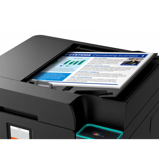 【EPSON】官方直營 搭3組T03Y原廠1黑3彩墨水★L6390 高速雙網傳真智慧遙控連續供墨複合機