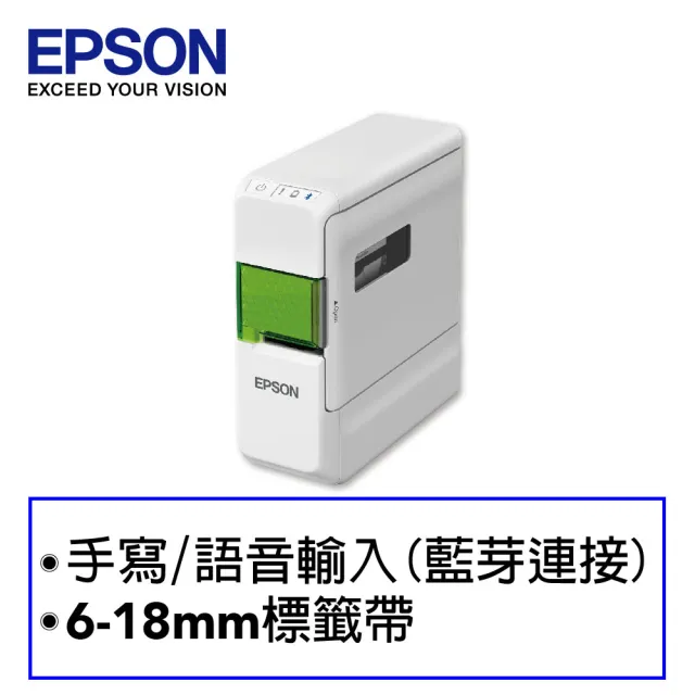 【EPSON】官方直營 搭5捲標籤帶★LW-C410 文創風家用藍芽手寫標籤機(自動裁切/適用6-18mm)