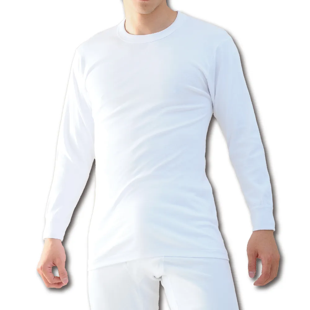 【PROMAN 豪門】2件組保暖速乾棉男長袖圓領內衣-大廠出品M750(圓領/U領/長褲/長袖/衛生衣/衛生褲/男內著)
