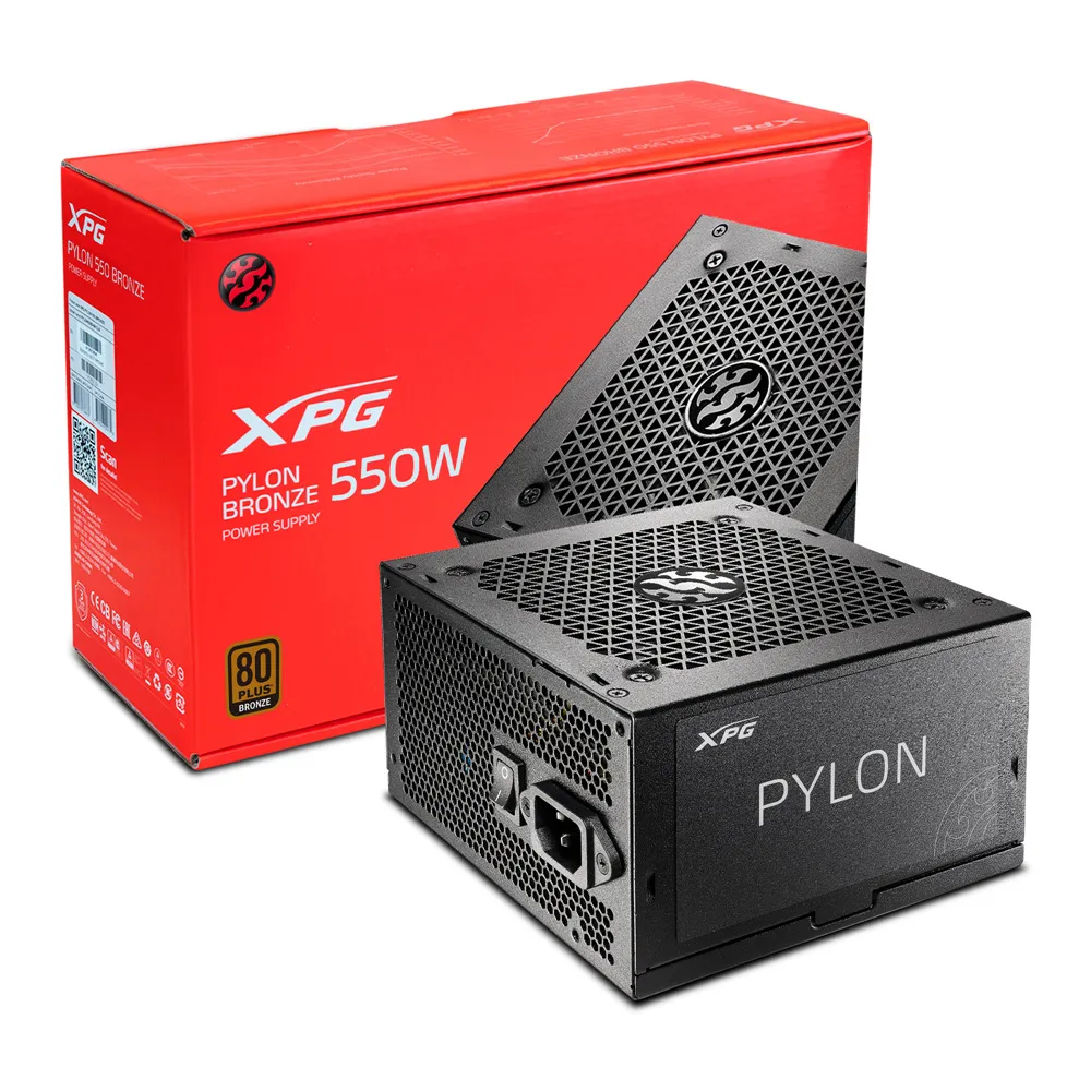 【XPG】威剛 550瓦 80PLUS銅牌 電源供應器(PYLON 550W)