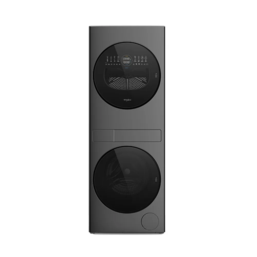 【Whirlpool 惠而浦】家電快配★第六感智能活氧洗衣塔13KG洗衣機 10KG熱泵乾衣機(XWGD131001BG)