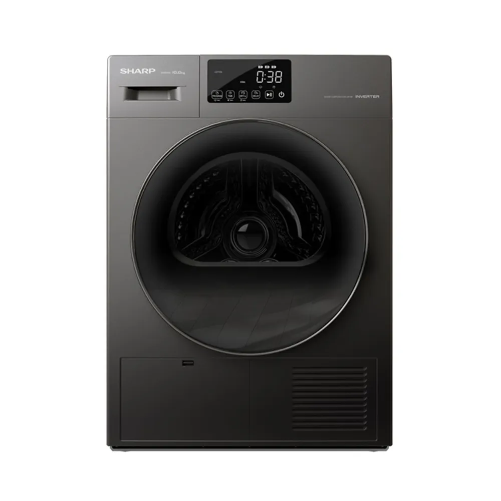 【SHARP 夏普】家電快配10公斤烘布郎熱泵式滾筒乾衣機(KD-FKH10DT)