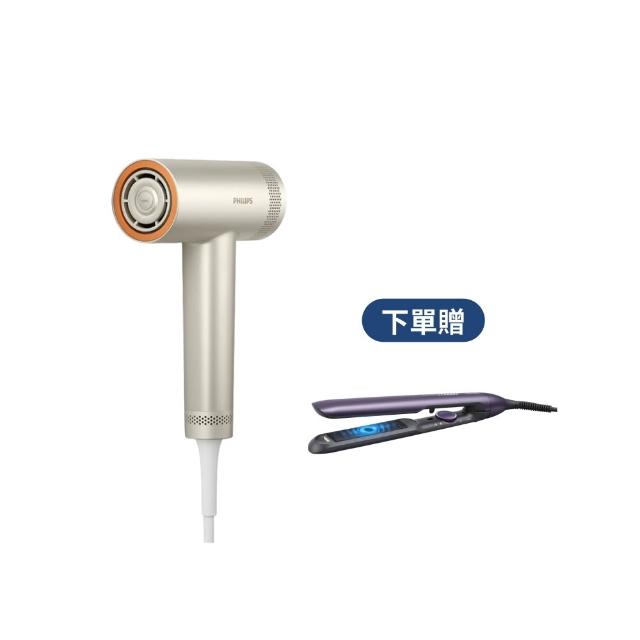 【Philips 飛利浦】momo獨家 BHD837/51 BLDC高速護髮吹風機(銀色/11萬轉馬達/2億負離子/極速快乾/官方直營)