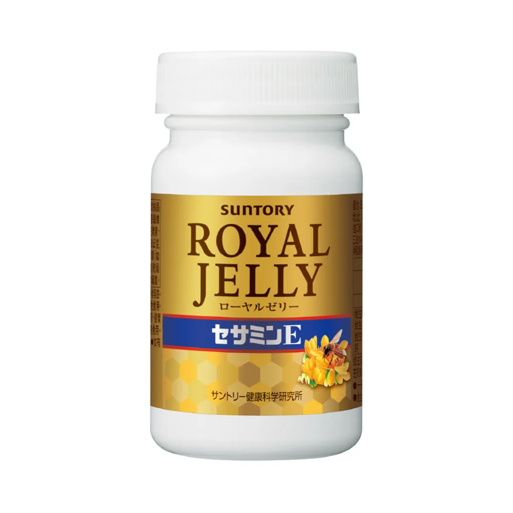 【Suntory 三得利官方直營】蜂王乳+芝麻明E 120錠(蜂王乳、賽洛美、芝麻明、維生素E、芝麻素)