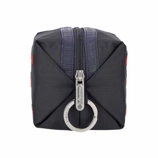 【Lesportsac】2026秋季新品 Small Zip Pouch 小型拉鍊收納包(1805) HG78刺繡紅蘋果