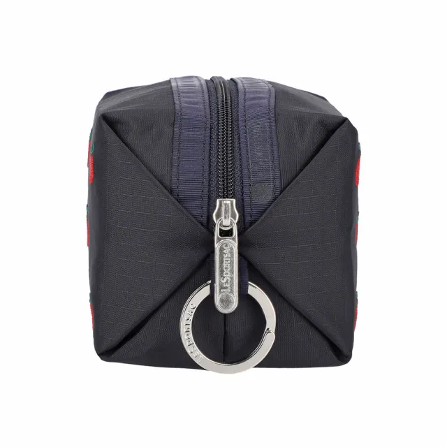 【Lesportsac】2026秋季新品 Small Zip Pouch 小型拉鍊收納包(1805) HG78刺繡紅蘋果