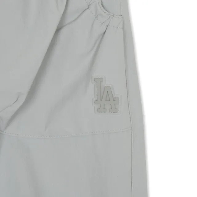 【MLB】女版 Gorpcore防潑水工裝褲 蝴蝶結綁帶休閒長褲 洛杉磯道奇隊 (3FWPB0764-07GRP)