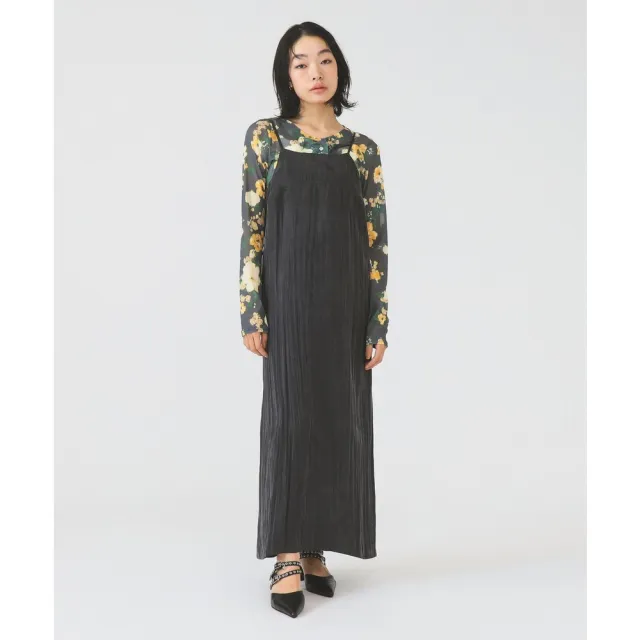 【BEAMS】官方旗艦館 Ray BEAMS / 女裝 棉緞 吊帶 洋裝