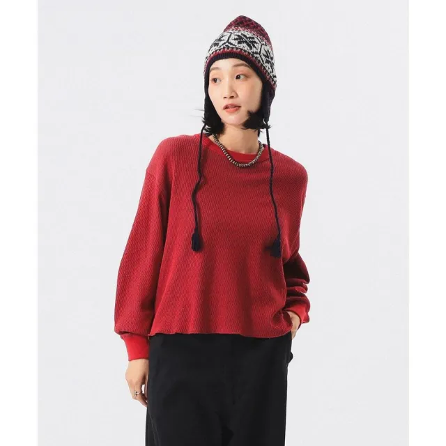 【BEAMS】官方旗艦館 BEAMS BOY / 女裝 蜂巢 長袖 上衣