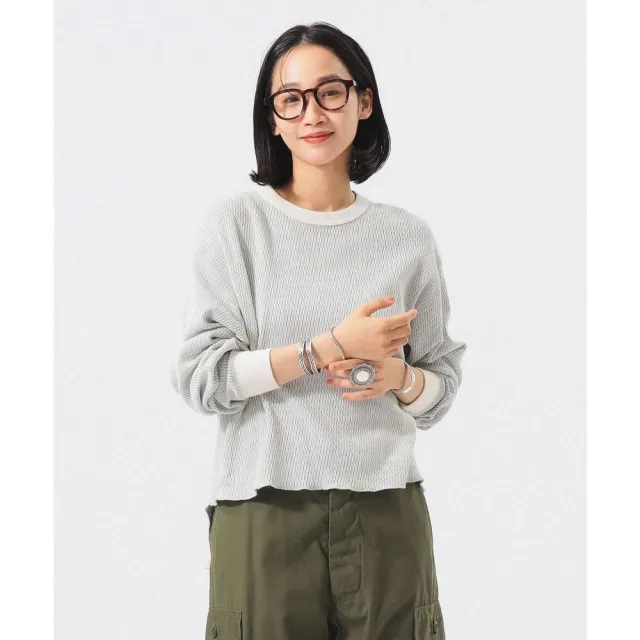 【BEAMS】官方旗艦館 BEAMS BOY / 女裝 蜂巢 長袖 上衣