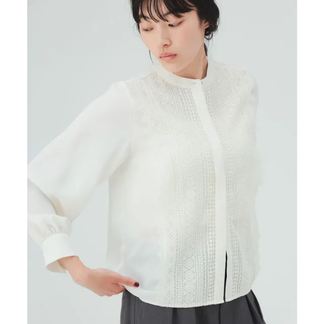 【BEAMS】官方旗艦館 BEAMS HEART / 女裝 正面 蕾絲 上衣