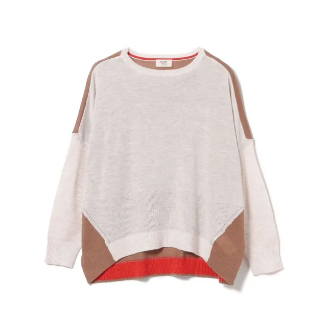 【BEAMS】官方旗艦館 BEAMS HEART / 女裝 配色 蝙蝠袖 上衣