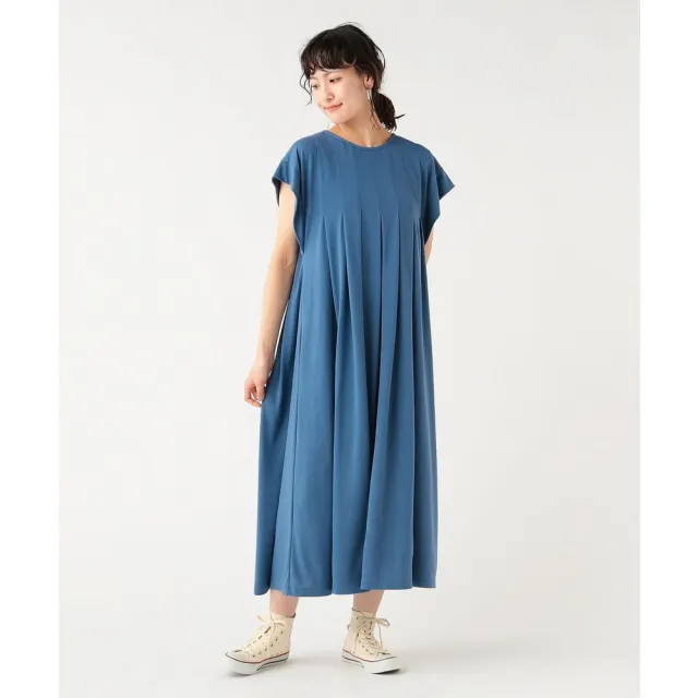 【BEAMS】官方旗艦館 BEAMS HEART / 女裝 打褶 傘狀 洋裝