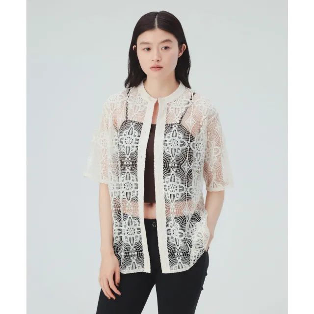 【BEAMS】官方旗艦館 BEAMS HEART / 女裝 蕾絲 上衣