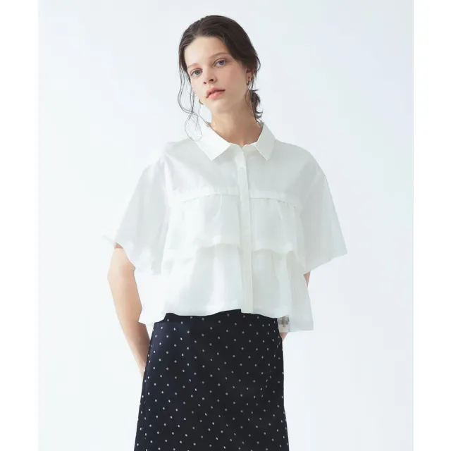 【BEAMS】官方旗艦館 Ray BEAMS / 女裝 透膚 層次 上衣