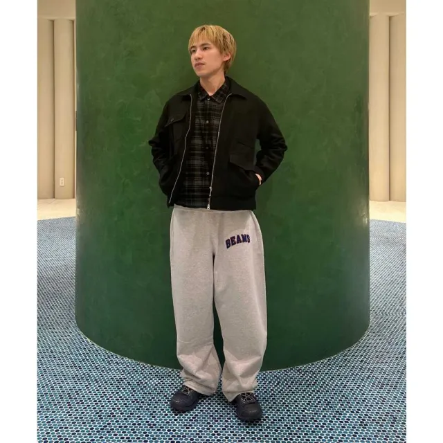 【BEAMS】官方旗艦館 BEAMS / 男裝 BEAMS LOGO 棉褲